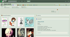 Desktop Screenshot of cheery-bomb.deviantart.com