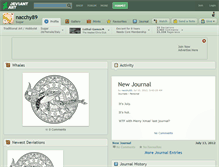 Tablet Screenshot of nacchy89.deviantart.com