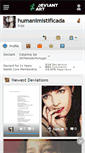 Mobile Screenshot of humanimistificada.deviantart.com