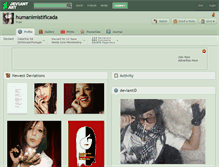 Tablet Screenshot of humanimistificada.deviantart.com