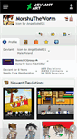 Mobile Screenshot of morshutheworm.deviantart.com