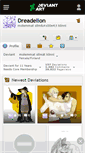 Mobile Screenshot of dreadelion.deviantart.com