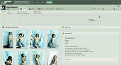 Desktop Screenshot of karmastock.deviantart.com