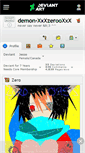 Mobile Screenshot of demon-xxxzerooxxx.deviantart.com