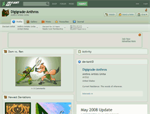 Tablet Screenshot of digigrade-anthros.deviantart.com
