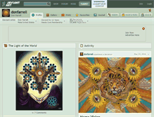 Tablet Screenshot of donfarrell.deviantart.com