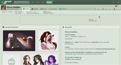 Desktop Screenshot of horus-goddess.deviantart.com