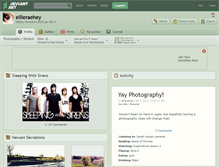 Tablet Screenshot of ellieraehey.deviantart.com