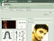 Tablet Screenshot of jeyaprakash.deviantart.com