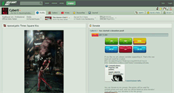 Desktop Screenshot of cyberii.deviantart.com