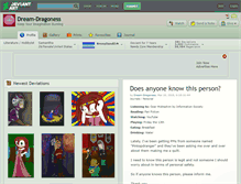 Tablet Screenshot of dream-dragoness.deviantart.com