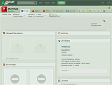 Tablet Screenshot of melynaz.deviantart.com