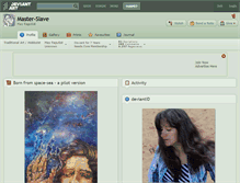 Tablet Screenshot of master-slave.deviantart.com