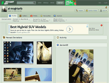 Tablet Screenshot of al-moghtarib.deviantart.com