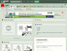 Tablet Screenshot of coebi.deviantart.com