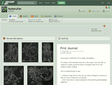 Tablet Screenshot of mysteryfan.deviantart.com