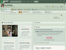 Tablet Screenshot of kewlchicka.deviantart.com
