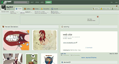 Desktop Screenshot of murthy.deviantart.com