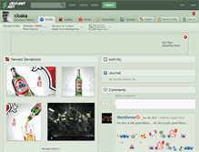Tablet Screenshot of cloaka.deviantart.com