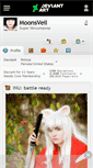 Mobile Screenshot of moonsveil.deviantart.com