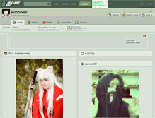 Tablet Screenshot of moonsveil.deviantart.com