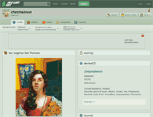 Tablet Screenshot of chezmaisnon.deviantart.com