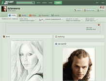 Tablet Screenshot of dylanasena.deviantart.com