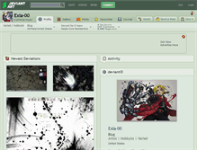 Tablet Screenshot of exia-00.deviantart.com