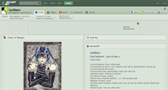 Desktop Screenshot of lucifearx.deviantart.com