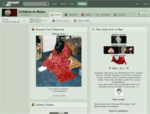 Tablet Screenshot of children-in-red.deviantart.com