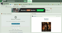 Desktop Screenshot of moongirl64.deviantart.com