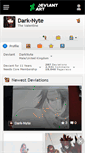 Mobile Screenshot of dark-nyte.deviantart.com