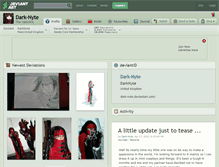 Tablet Screenshot of dark-nyte.deviantart.com