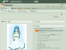 Tablet Screenshot of misuzu-gao.deviantart.com