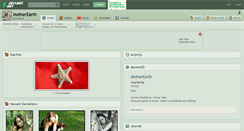 Desktop Screenshot of motherearth.deviantart.com