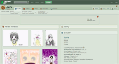 Desktop Screenshot of junrie.deviantart.com