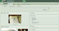Desktop Screenshot of mcgrathm.deviantart.com