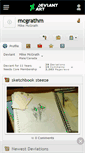 Mobile Screenshot of mcgrathm.deviantart.com