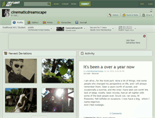 Tablet Screenshot of cinematicdreamscape.deviantart.com