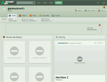 Tablet Screenshot of giantesslovert1.deviantart.com