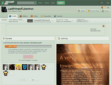 Tablet Screenshot of lastprimeofcybertron.deviantart.com