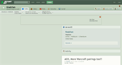 Desktop Screenshot of kradchan.deviantart.com
