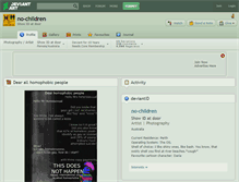 Tablet Screenshot of no-children.deviantart.com