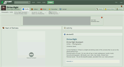 Desktop Screenshot of divine-right.deviantart.com