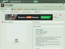 Tablet Screenshot of divine-right.deviantart.com