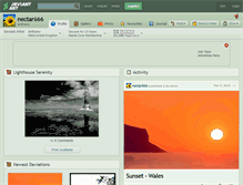 Tablet Screenshot of nectar666.deviantart.com