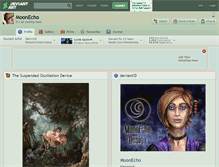 Tablet Screenshot of moonecho.deviantart.com