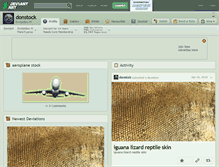 Tablet Screenshot of donstock.deviantart.com