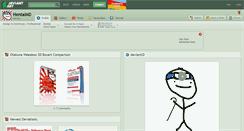 Desktop Screenshot of hentaimd.deviantart.com