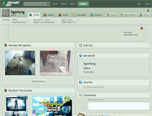 Tablet Screenshot of ligerking.deviantart.com